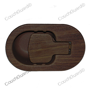 large woodgrain recliner handle